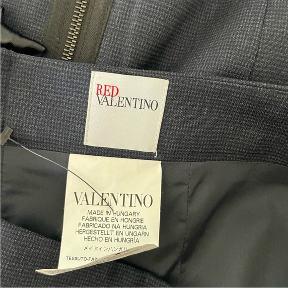 Red Valentino blue black back zip skirt - Picture 11 of 11